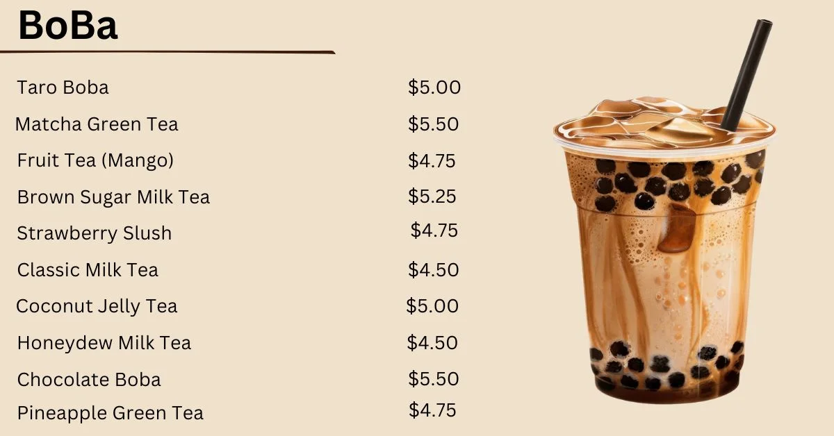 Jack in the Box BoBa Menu USA