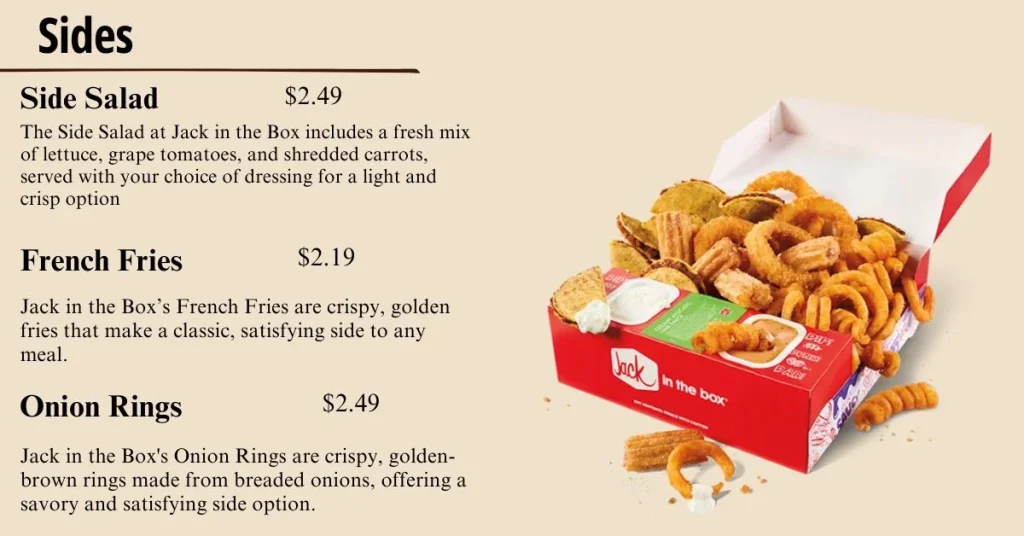 Jack In The Box Menu - Sides