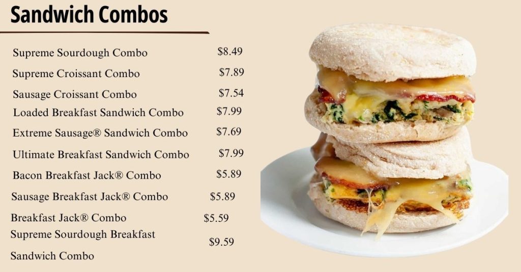 Jack In The Box Breakfast Sandwich Combos