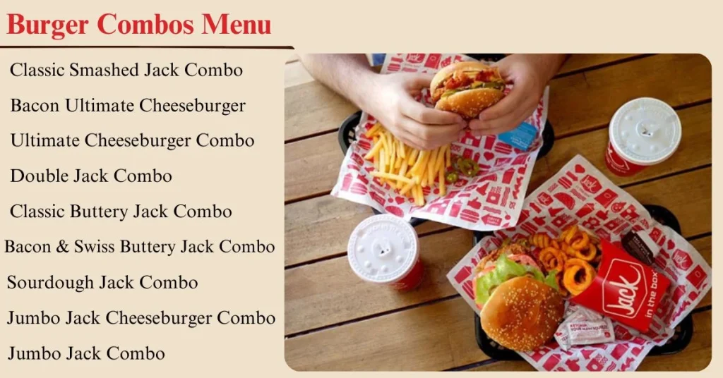 Jack In the Box Burger Combos Menu Price